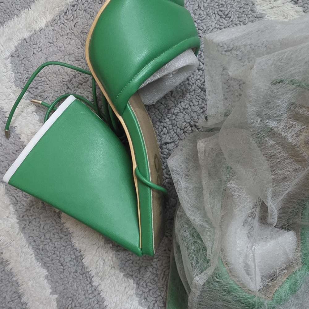 EGO Vibrant Green Heels